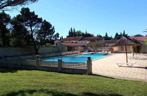 Noves Chalet De Esquí | Flower Camping le Pilon d'Agel *** - Chalet Soléa Comfort 40m2 - 2 bedrooms + air conditioning + TV - of which covered terrace of 13m2 5 people