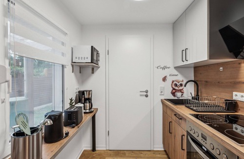 Gommern Casa | Forest bungalow with WLAN and terrace near the lake - dogs welcome