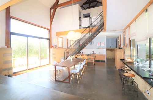 Meyrals Casa | ATIPIQUE! ANTIGUA SECADORA RESTAURADA EN LOFT Y PRIVADA CON CALEFACCIÓN PISCIANA PRET SARLAT