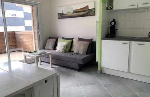 Fort-Mahon-Plage Apartamento | Fort-Mahon: Hermoso T2 a 2 pasos de la playa con parking privado
