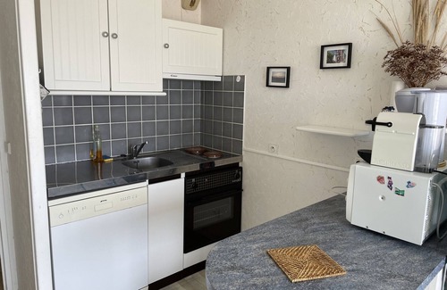 Fort-Mahon-Plage Apartamento | Fort-Mahon-Plage: Estudio con balcón, totalmente equipado, parking privado