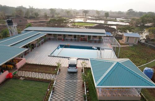 Karjat Casa | Fortune Farms - Scenic resort with Raindance,Gazebo,Pool&Hill Views