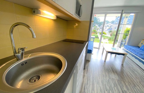 Fouesnant Apartamento | Fouesnant, apartment with heated pool 50 m from the beach of Cap Coz