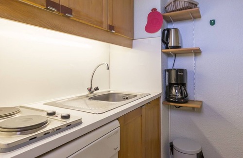 Montchavin Apartamento | Estudio acogedor en el centro, cerca de pistas con balcón