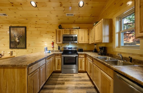 Pigeon Forge Cabina | Free Tickets | We love Dogs! Hot Tub, Pool Table, Media Room, Easy Access,