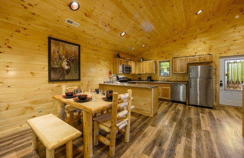 Pigeon Forge Cabina | Free Tickets | We love Dogs! Hot Tub, Pool Table, Media Room, Easy Access,