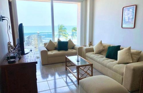 Boca del Rio Apartamento | Frente a la Playa con acceso directo AC Alberca y Elevador