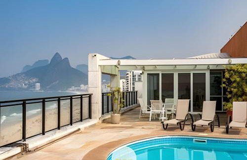 Ipanema Apartamento | Frente mar! Vista linda lateral praia de Ipanema