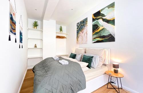 Lindenau Apartamento | Freundliche Ferienwohnung mit Regendusche, Küche, Waschmaschine&Trockner, TV, WLAN