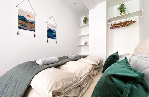 Lindenau Apartamento | Freundliche Ferienwohnung mit Regendusche, Küche, Waschmaschine&Trockner, TV, WLAN