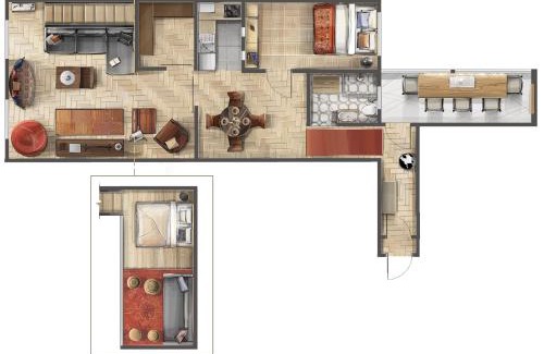 Savamala Apartamento | Friends Loft Sava View Old Town Renovated