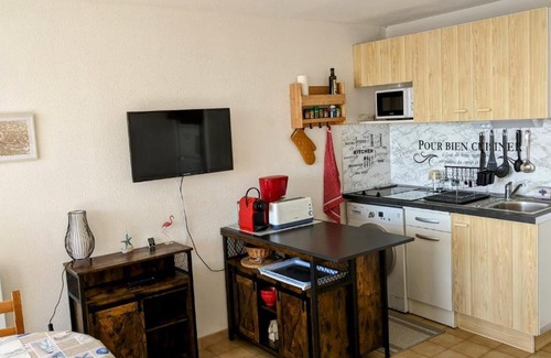 Frontignan Apartamento | Frontignan, Appartement T2 Cabine 4 couchages à 100m de la plage.