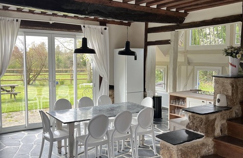 Honfleur Casa | Magnífica casa de campo con techo de paja Honfleur