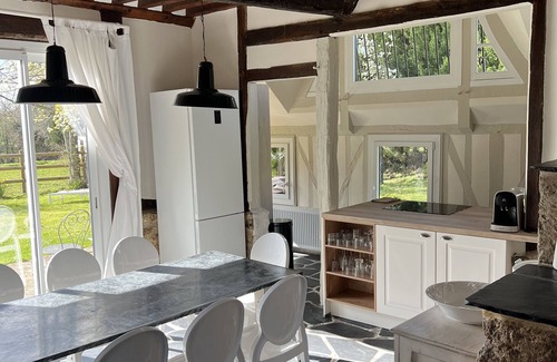 Honfleur Casa | Magnífica casa de campo con techo de paja Honfleur