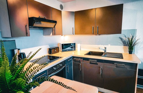 Orcieres-Merlette Apartamento | Fully-equipped 5-person apartment with mountain views.