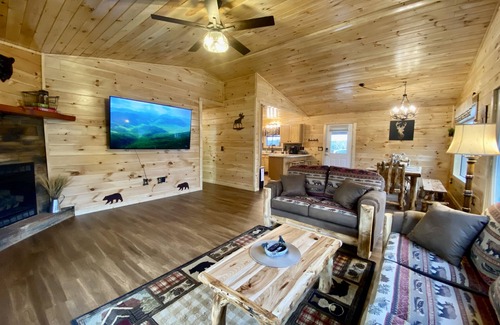 Sevierville Cabina | Fully fenced yard/Swing Set/Hot Tub/Pet and kids friendly