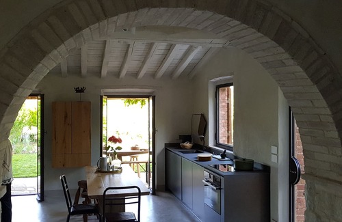Castellina in Chianti Casa | Casa de campo totalmente renovada de Chianti, a 10 minutos de Siena; vistas impresionantes