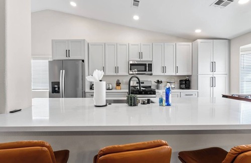 North Las Vegas Casa | Fun 5BR Theater, Games, and Spa!