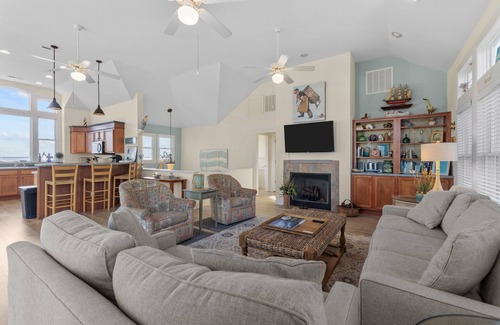Carolina Dunes Casa | Fun Duck vacation home with panoramic sound views and breathtaking sunsets