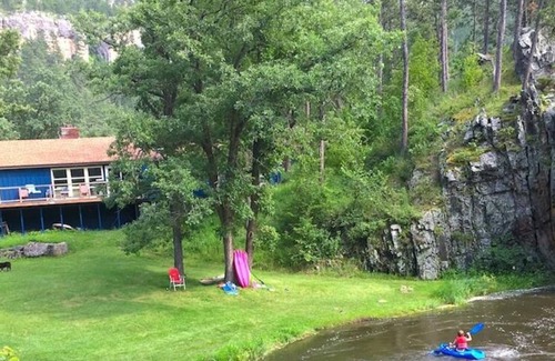 Rapid City Casa | Fun Historic Cabin with the Best Swimming Hole on Spring Creek