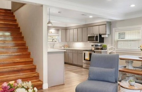 Conroe Casa | Fun lake inlet house. 2bd up 1bd down. Living areas and kitchens up & down