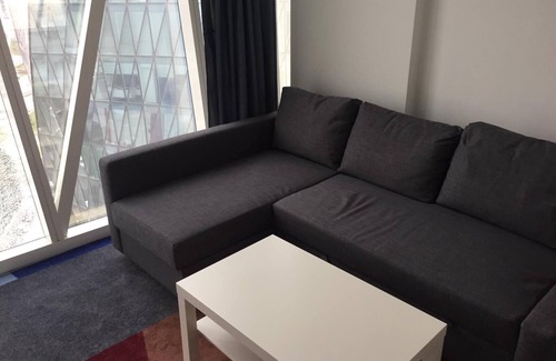 Maltepe Apartamento | Furkan Flat 1 + 1 con piscina, gimnasio, cocina, WiFi gratis