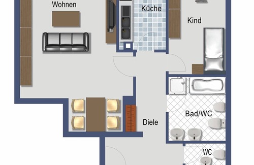 Mehlem Condominio | amueblado Traumloft am Rhein con Siebengebirgsblick