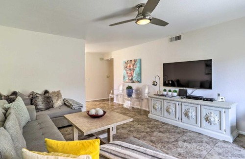 Palm Desert Casa | Furnished Patio and Mtn View Palm Desert Retreat