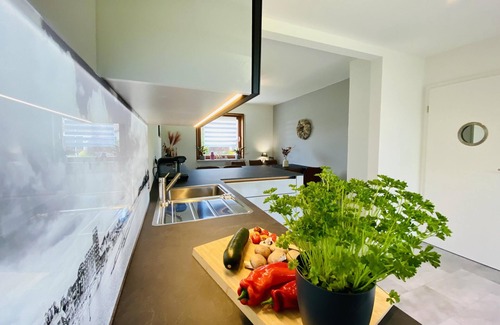 Kappeln Apartamento | FW Harry Kappeln: central location, roof terrace, winter garden, 2 parking spaces