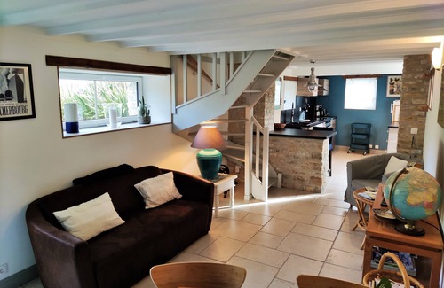 Audouville-la-Hubert Casa | GÎTE au GARDIN 'Les Phormiums', Mar, Naturaleza, Lugares de aterrizaje históricos