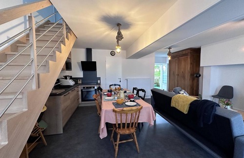 Buxieres-les-Mines Cabaña | Casa rural entre Montluçon y Moulins con SPA, chimenea y animales amigables