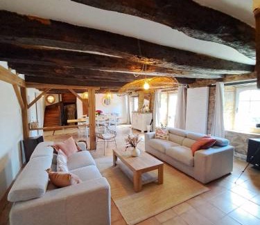 La Chapelle-Neuve Casa | Gîte Chaumière de Floranges 6 personnes Morbihan