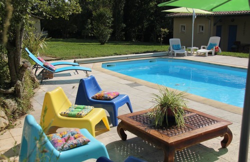 Eauze Apartamento | Gîte de Bodhi 2 pers - Swimming pool, comfort & Nature - Au Petit Bernerot