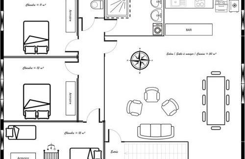 Astaillac Apartamento | Gîte de France Gîte de la plaine 3 épis - Gîte de France 6 personnes MAE-0334