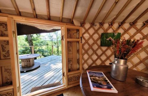 Rosiers (chasteaux) Apartamento | Gîte de France La yourte joulebois - Gîte de France 2 personnes MAE-6961
