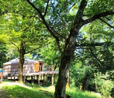 Rosiers (chasteaux) Apartamento | Gîte de France La yourte joulebois - Gîte de France 2 personnes MAE-6961