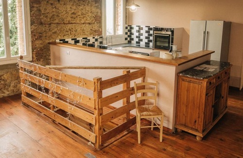 Theza Cabaña | Gîte du pigeonnier 20 pers salle climatisée 70 m2