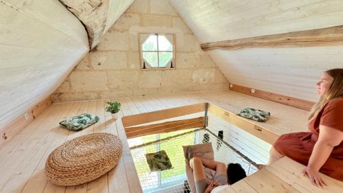 Les Roches-l'Eveque Casa | Gîte familial Détente entre Loir et coteau, spa-sauna, acc pmr