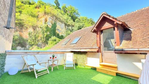 Les Roches-l'Eveque Casa | Gîte familial Détente entre Loir et coteau, spa-sauna, acc pmr