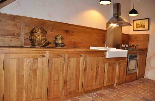 Chalais Cabaña | casa con encanto "Anglin" en el campo de Ris fuego 160 hectáreas Spa Sauna