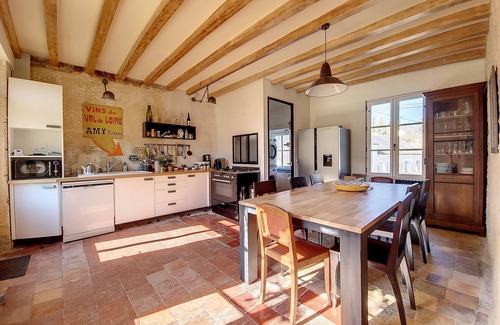 Francueil Cabaña | Gîte-Familiar-Baño Privado-Vista al Jardín