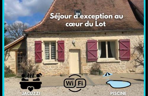 Martel Casa | Gîte le Cantou, Martel avec piscine & jacuzzi
