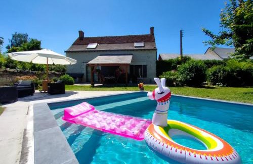 Sainte-Maure-de-Touraine Casa | Gîte Les Raudières 3 étoiles - Piscine et Spa