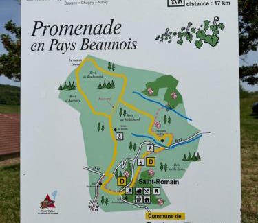 Saint-Romain Casa | Gîte Les Roches : maison de caractère pour 15 personnes