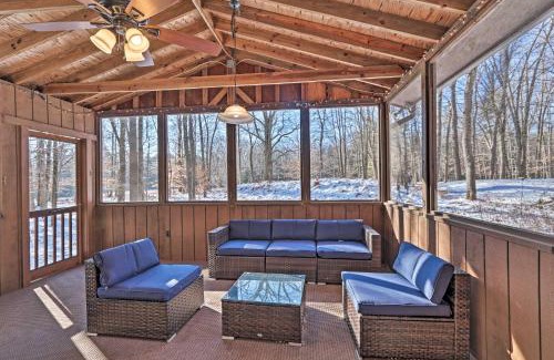 Locust Lake Village Casa | Game Room and Golf Cart Bear Den Pocono Lake Home