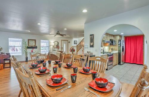 Pinetop-Lakeside Casa | Game Room, Yard, Deck and Fireplace Lakeside Home
