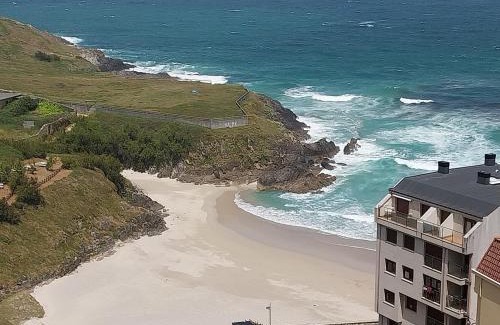 Malpica de Bergantinos Apartamento | GARA MALPICA, terraza al mar