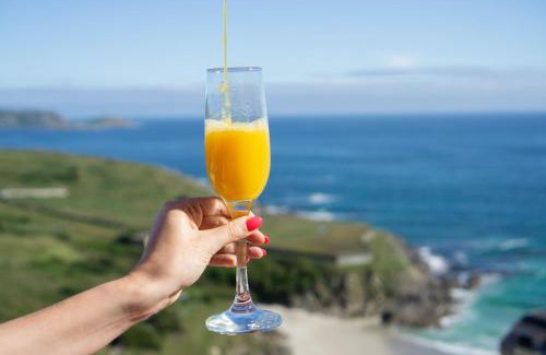 Malpica de Bergantinos Apartamento | GARA MALPICA, terraza al mar