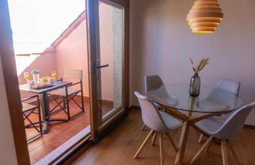 Malpica de Bergantinos Apartamento | GARA MALPICA, terraza al mar