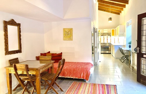 Moncarapacho e Fuseta Cabaña | Garden Cottage on Organic Yoga Farm with Natural Swimming Pool near Fuseta Beach